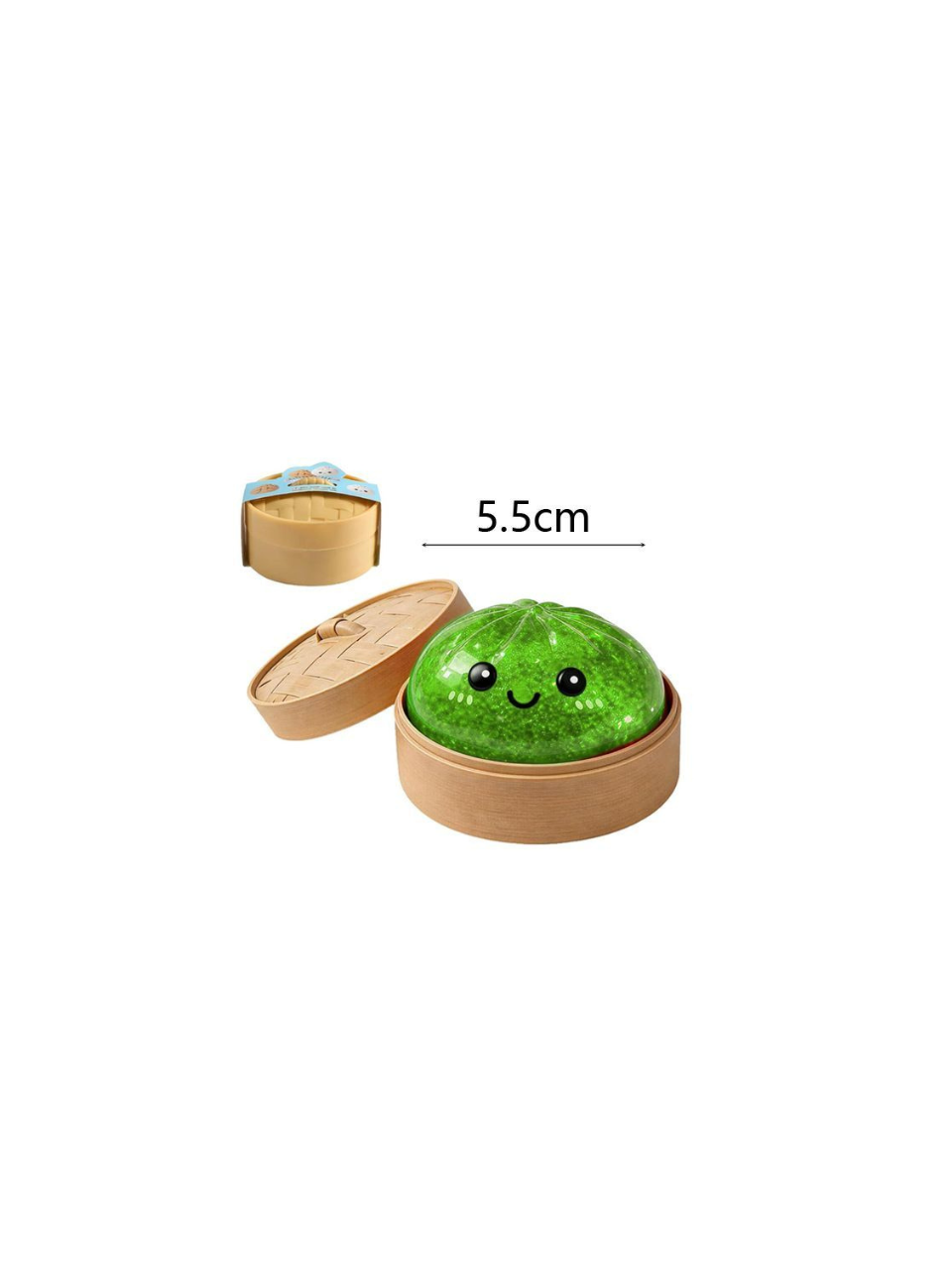 BRINQUEDO BOLA SQUISHY - GEL GLITTER 
