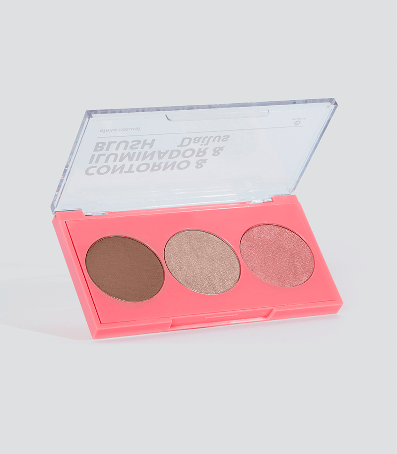 PALETA PELE DE MILHOES 2 - CONTORNO ILUMINADOR BLUSH