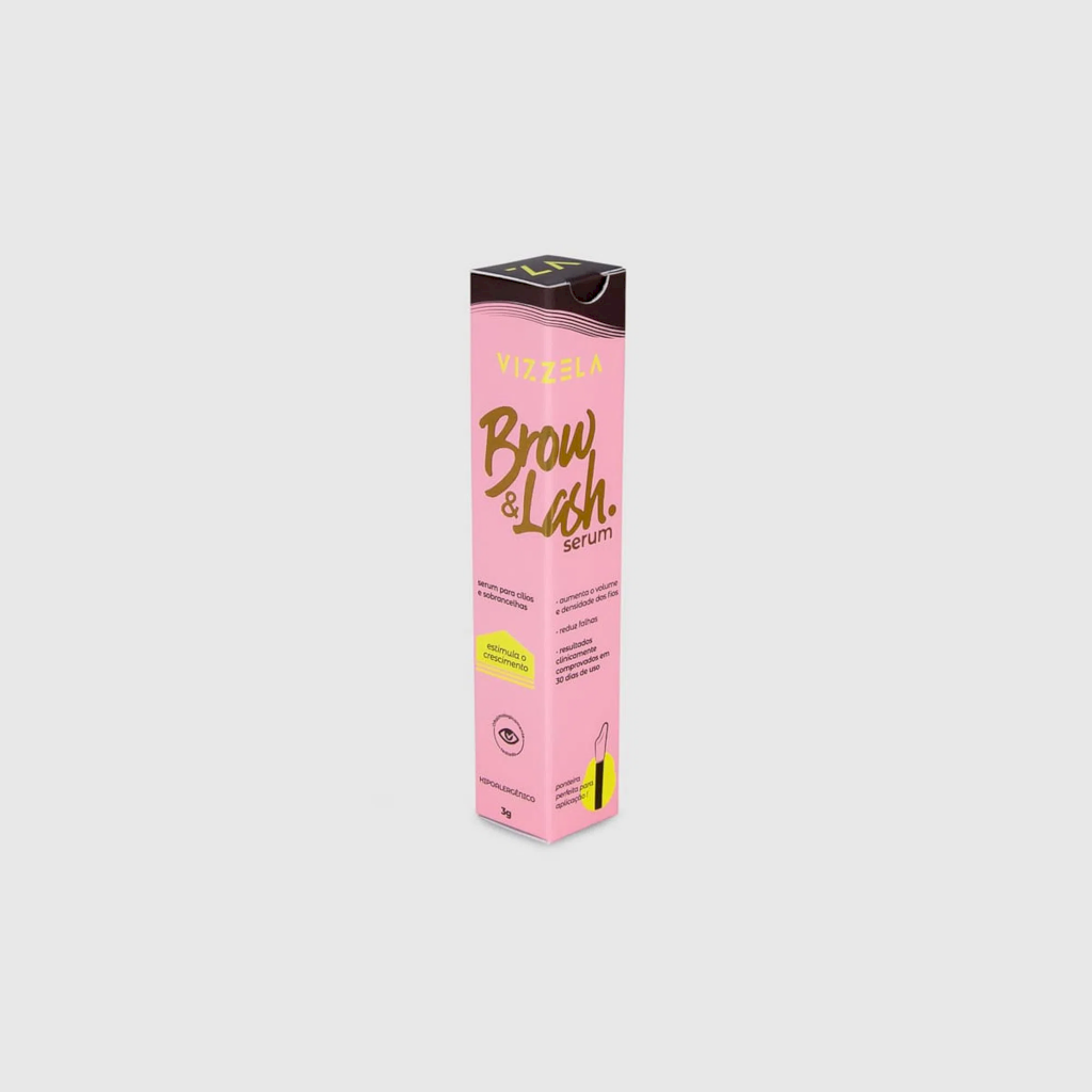 BROW E LASH - SERUM PARA CILIOS E SOBRANCELHAS - VIZZELA