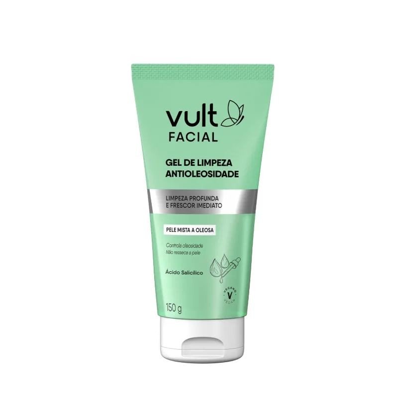 VULT GEL LIMPEZA FACIAL ANTIOLEOSIDADE 150G