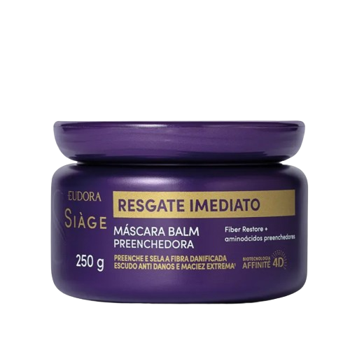 MÁSCARA BALM PREENCHEDORA SIÀGE RESGATE IMEDIATO 250G - EUDORA SIÁGE