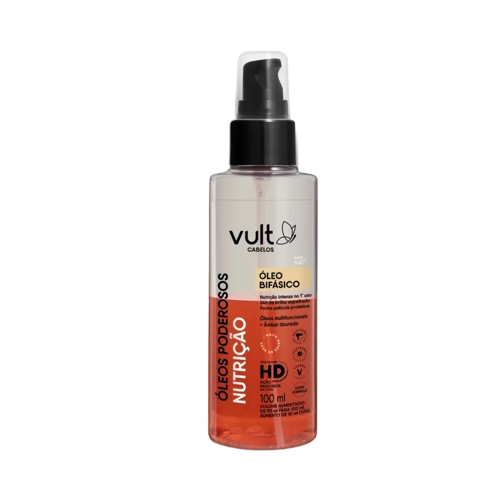 ÓLEO BIFÁSICO VULT CABELOS ÓLEOS PODEROSOS NUTRIÇÃO 90ML