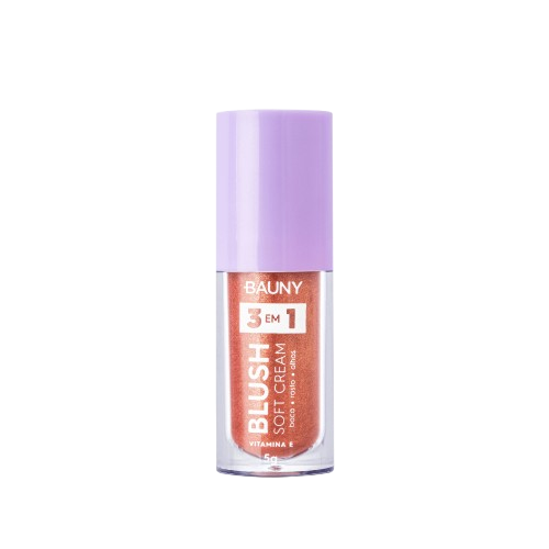  BLUSH LÍQUIDO SOFT CREAM 3 EM 1 5G BOSSY - BAUNY