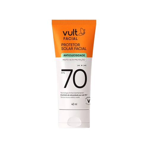 PROTETOR SOLAR FACIAL FPS 70 - 40ML - VULT 