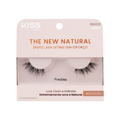 CILIOS POSTICOS THE NEW NATURAL METADINHA FRECKLES - RUBY KISS