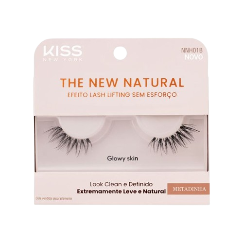 CILIOS POSTICOS THE NEW NATURAL METADINHA GLOWY SKINS - RUBY KISS