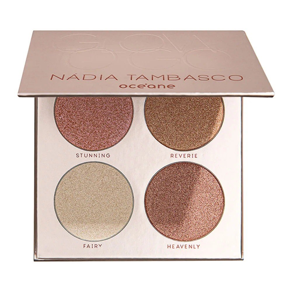 PALETA DE ILUMINADORES OCÉANE GLOW TO GO NÁDIA TAMBASCO MULTICORES