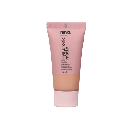 NINA BASE LIQUIDA HYALURONIC MATTE COR 2.5 - NINA MAKE UP 