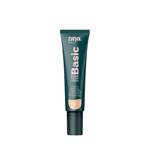 BASE LIQUIDA BASIC COR 01 - NINA MAKEUP