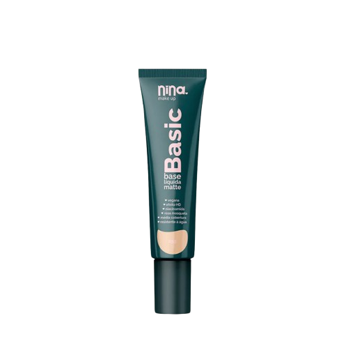 BASE LIQUIDA BASIC COR 01 - NINA MAKEUP