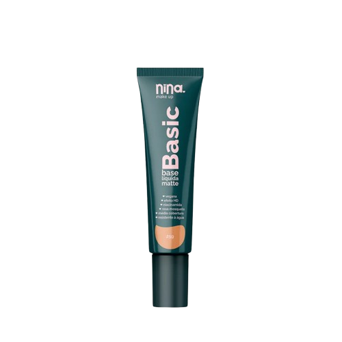 BASE LIQUIDA BASIC COR 02 - NINA MAKEUP