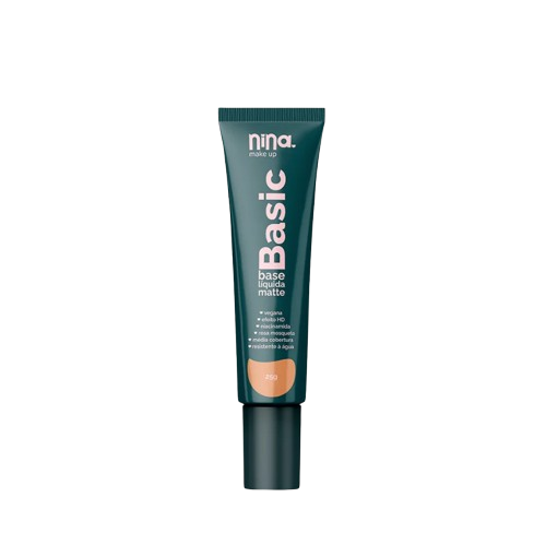 BASE LIQUIDA BASIC COR 02 - NINA MAKEUP