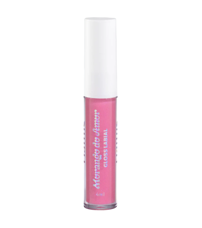 GLOSS LABIAL MORANGO DO AMOR – BRIGADEIRO DE MORANGO - DAILUS