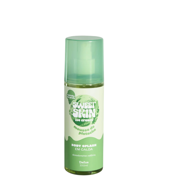 BODY SPLASH EM CALDA (MOUSSE DE PISTACHE) – SWEET SKIN ICE CREAM- DAILUS 