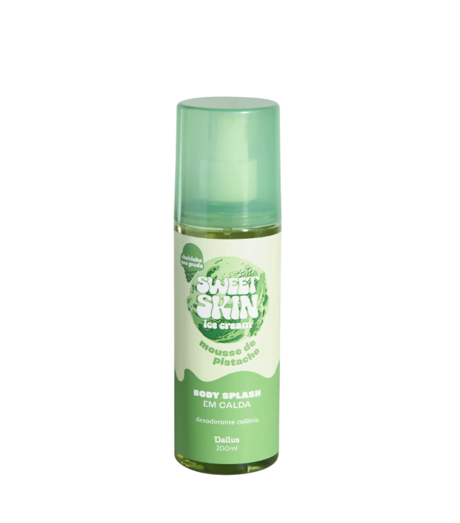 BODY SPLASH EM CALDA (MOUSSE DE PISTACHE) – SWEET SKIN ICE CREAM- DAILUS 
