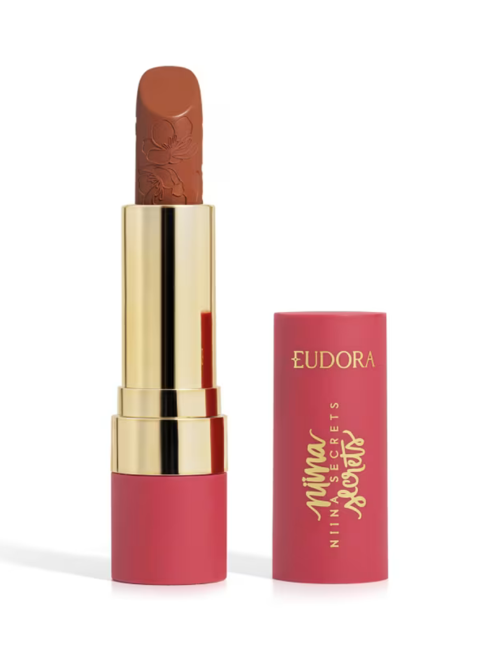 Batom Niina Secrets Soft Petals Castanho Encantado 3,8g