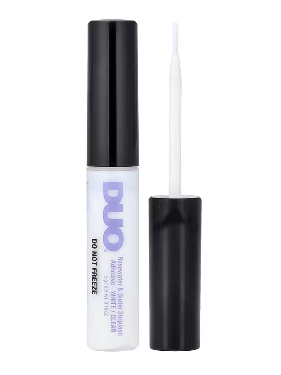 DUO, Adesivo Striplash com Água de Rosas e Biotina, Branco / Transparente, 5 g (0,18 oz