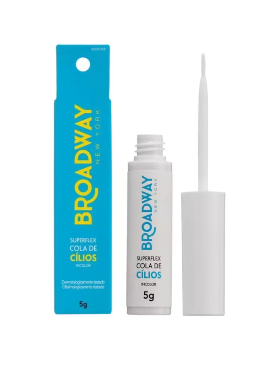 Cola Para Cílios Kiss Ny Broadway Superflex Incolor 5g