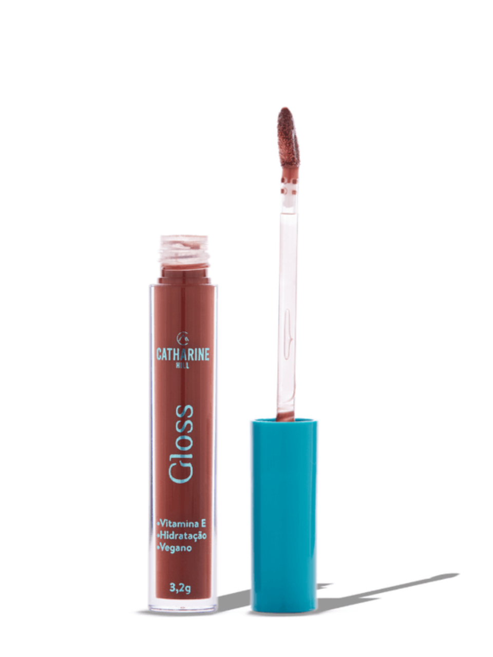 Gloss Labial Colorido - Alto Poder de Brilho - Catharine Hill COCOA 