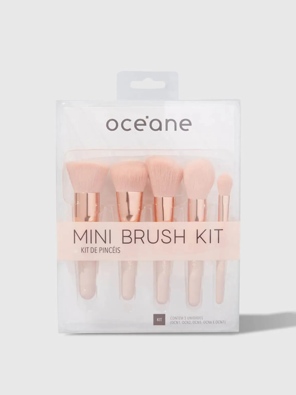 Mini Kit com 5 Pincéis - Mini Brush Kit