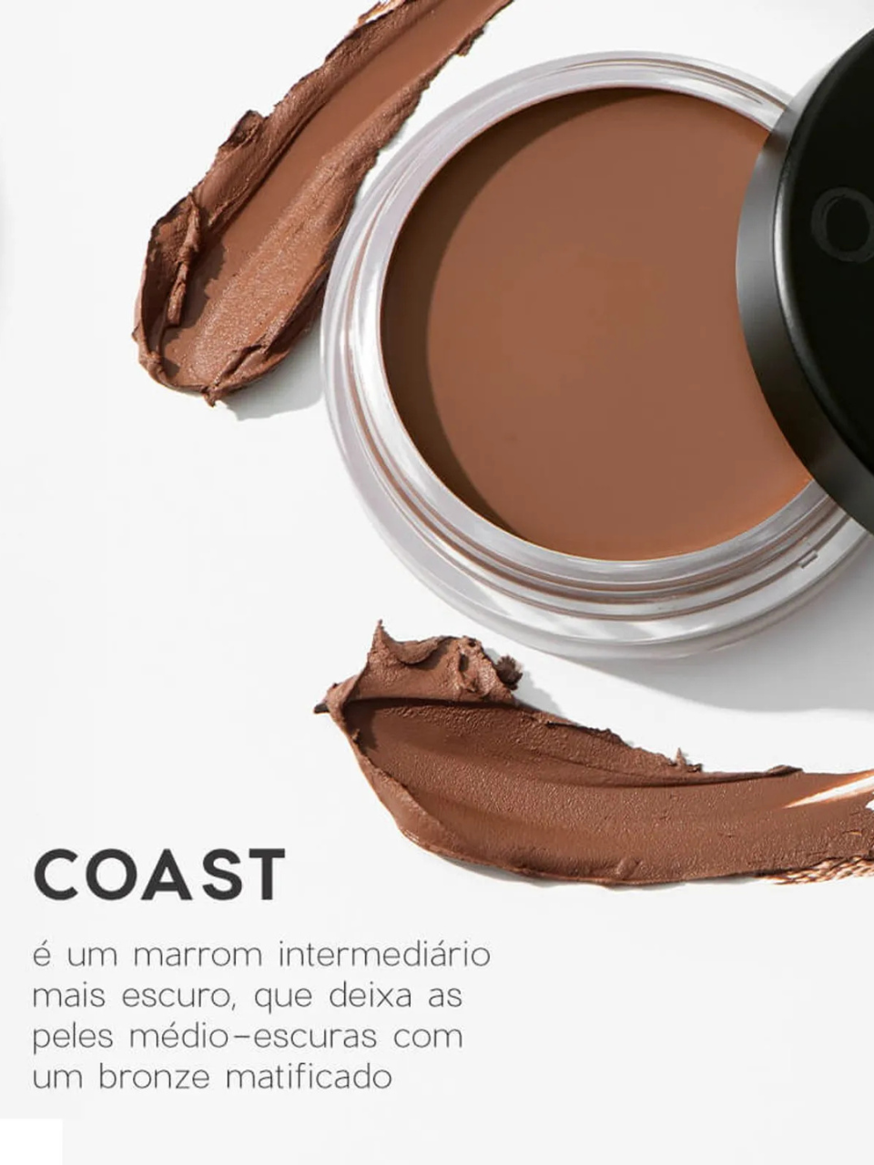 Bronzer Cremoso Marrom Médio Escuro - Cream Bronzer Coast Océane Edition