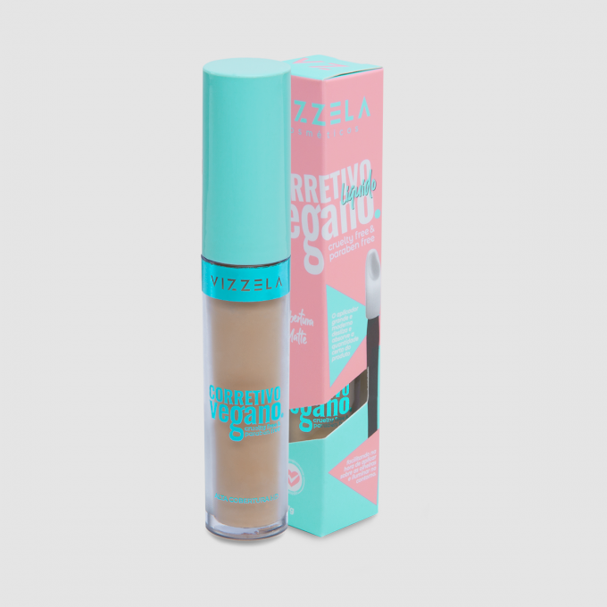 CORRETIVO LIQUIDO VEGANO VIZZELA CORES CLARAS - 05