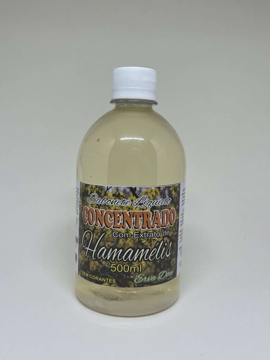 SABONETE LÍQUIDO COM HAMAMÉLIS 500ml