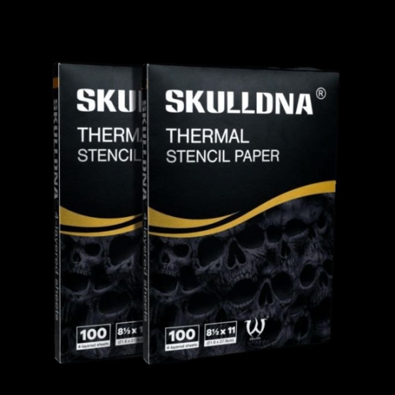 PAPEL  TÉRMICO TRANSFER SKULLDNA   pct 100 un