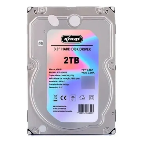 HD SATA 2TB KNUP