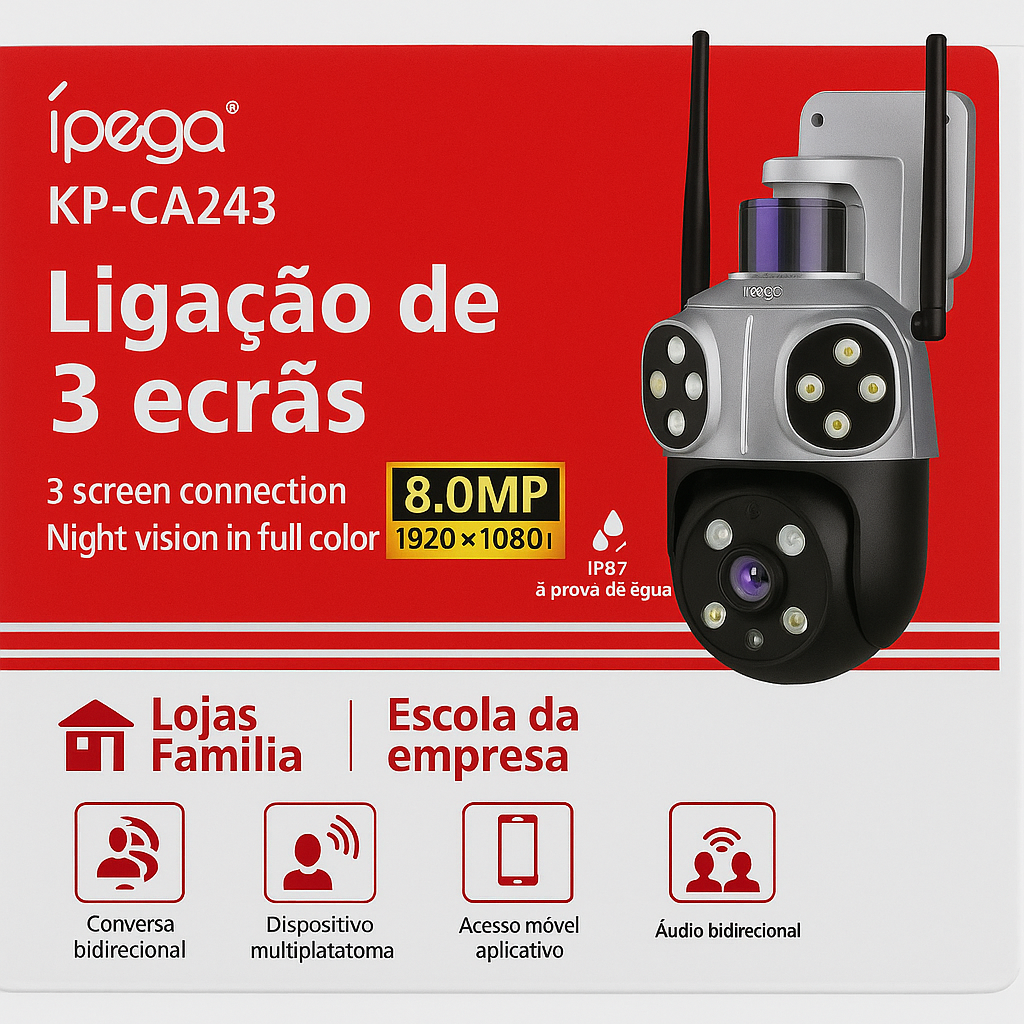 CÂMERA DE SEGURANÇA ÍPEGA