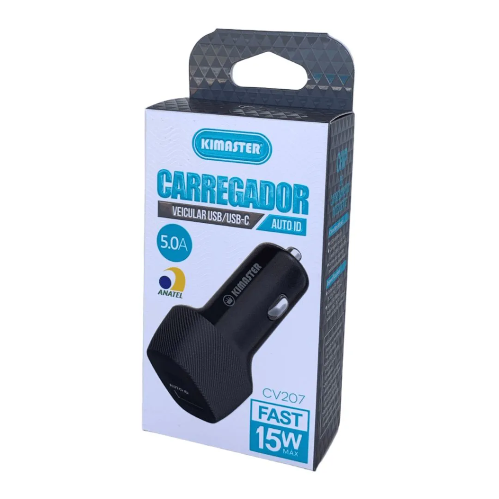 FONTE VEICULAR USB E TIPO C KIMASTER