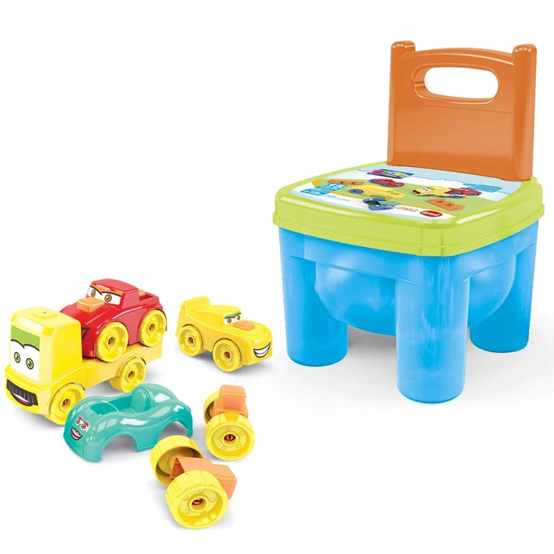 BRINQUEDO PARA MONTAR BRINKADEIRA CARRO 15 PEÇAS - DISMAT