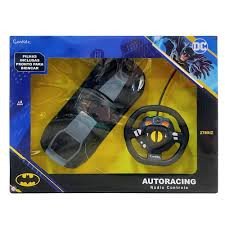 CARRINHO CONTROLE REMOTO BATMAN AUTO RACING 3 FUNÇÕES A PILHA - CANDIDE