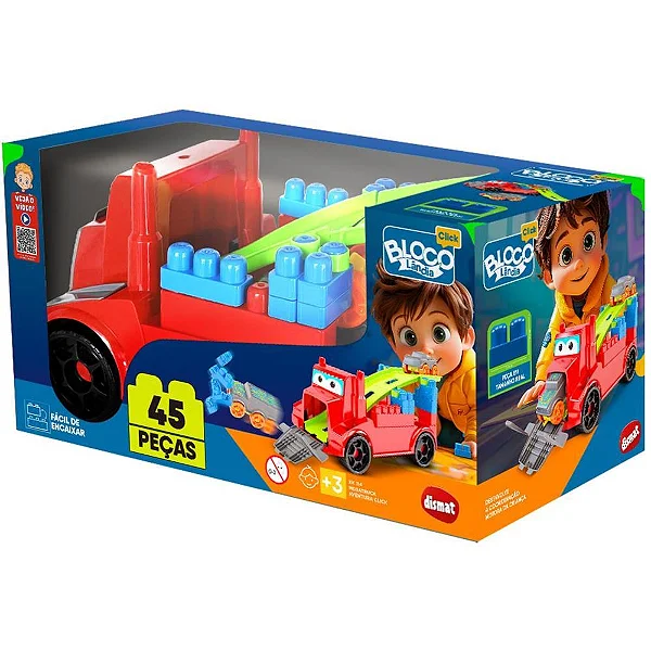 BRINQUEDO PARA MONTAR MEGATRUCK AVENTURA CLICK - DISMAT