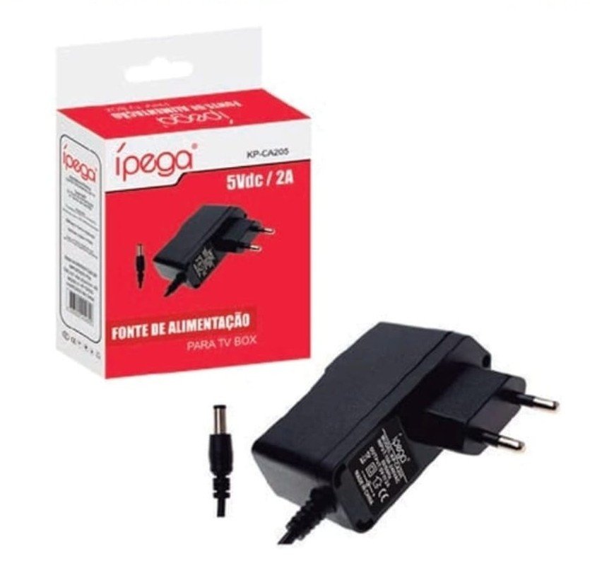 FONTE DE ALIMENTAÇÃO PARA TV BOX ÍPEGA