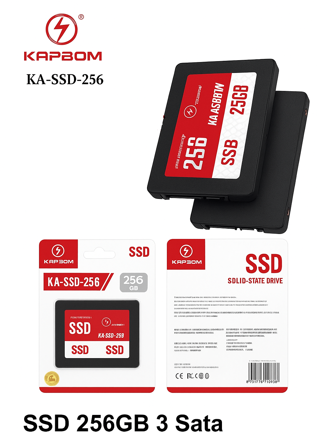 SSD SATA 256GB KAPBOM