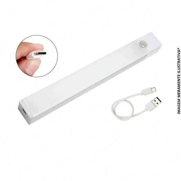 LUMINÁRIA AUTOMÁTICA COM SENSOR DE PRESENÇA 50CM KAPBOM