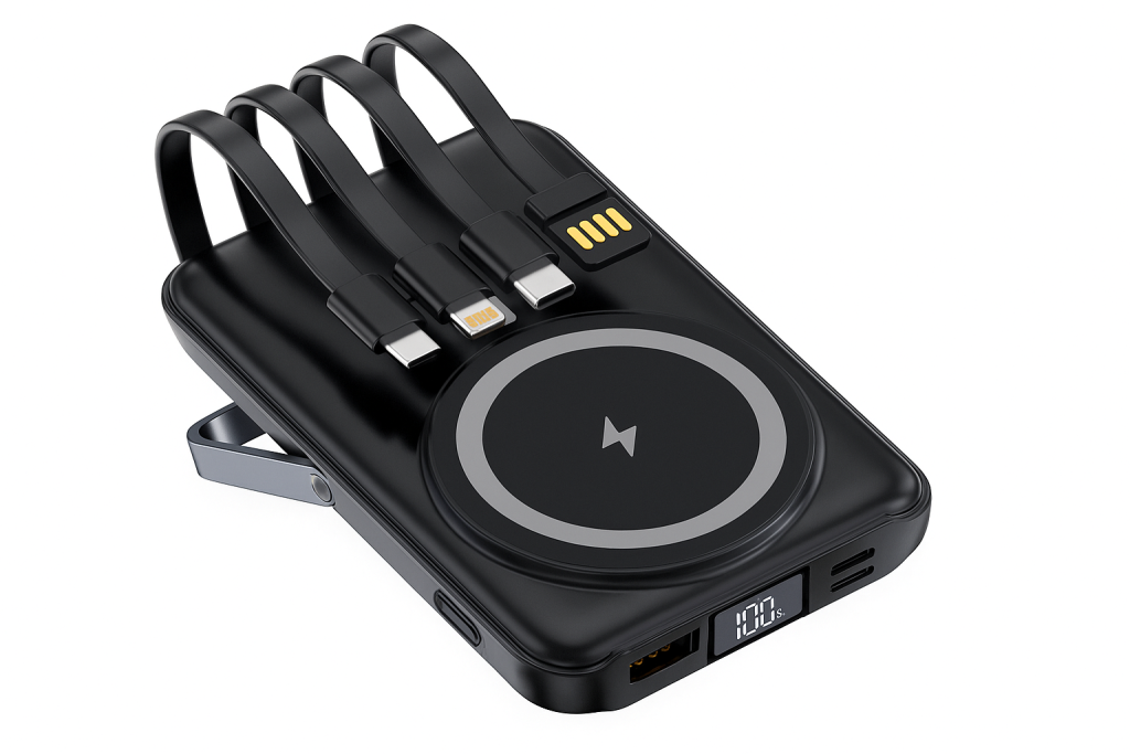 POWER BANK 10.000mAh COM INDUÇÃO ALTOMEX