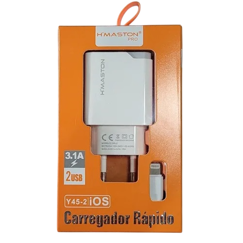 CARREGADOR USB LIGHTNING H'MASTON