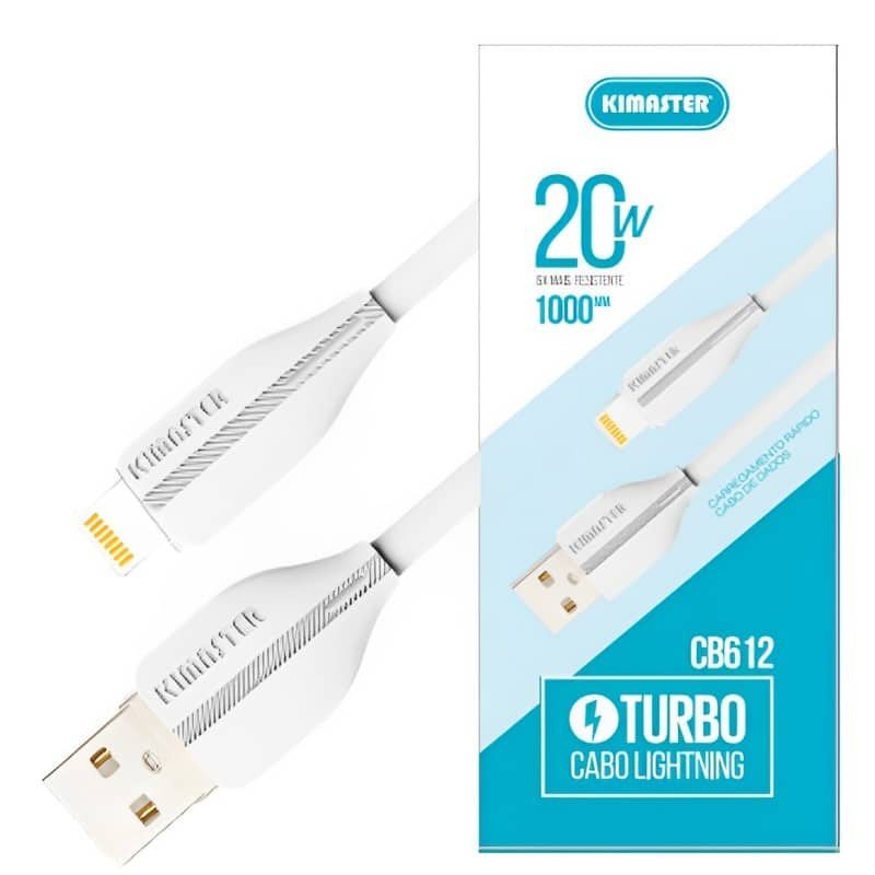 CABO USB LIGHTNING 20W KIMASTER