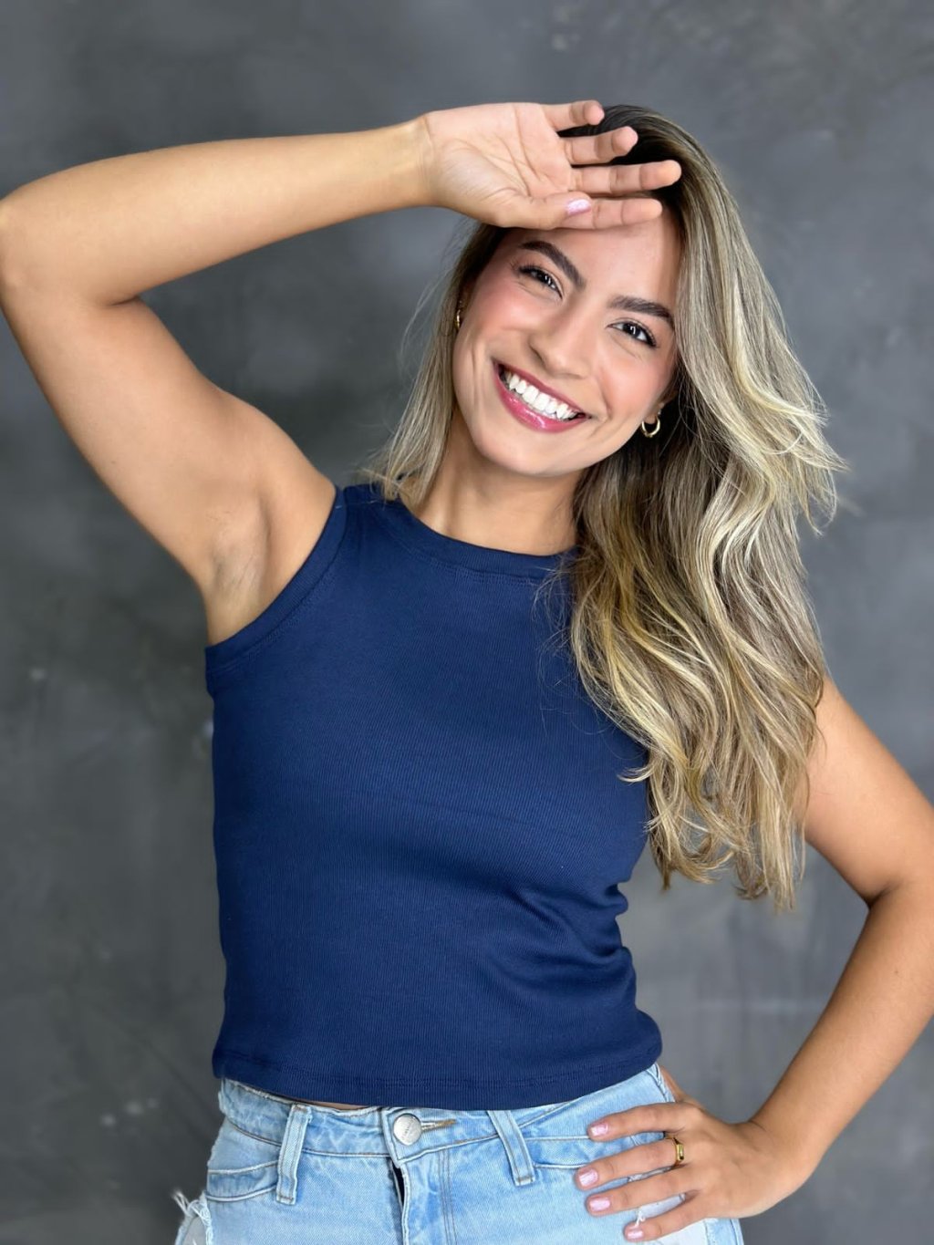 Regata de Ribana-Azul marinho