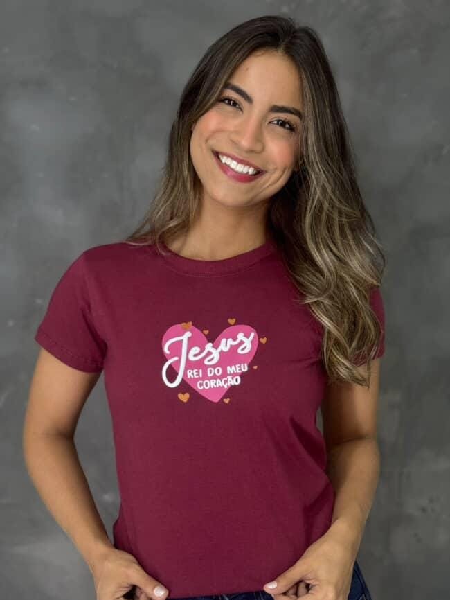 Tshirt silcada marsala Jesus 