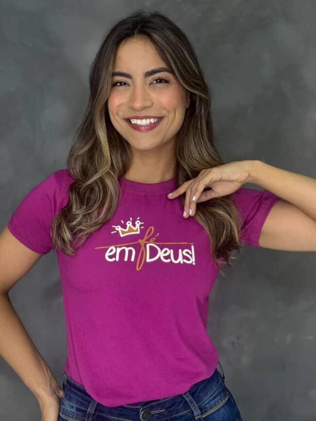 Fé em Deus / roxo 