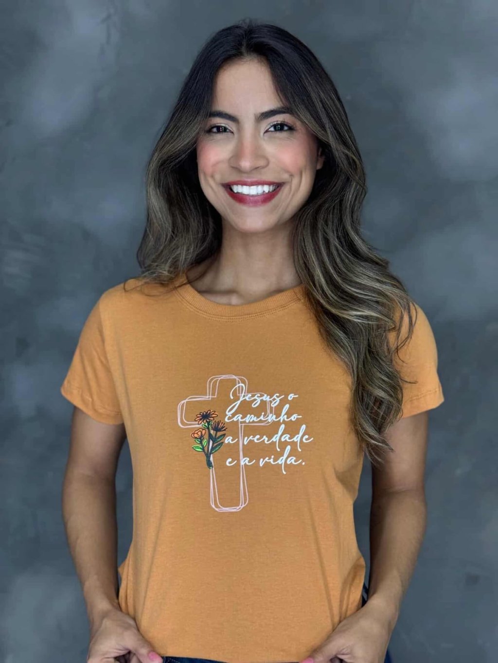 Jesus é o caminho a verdade e a vida / caramelo 
