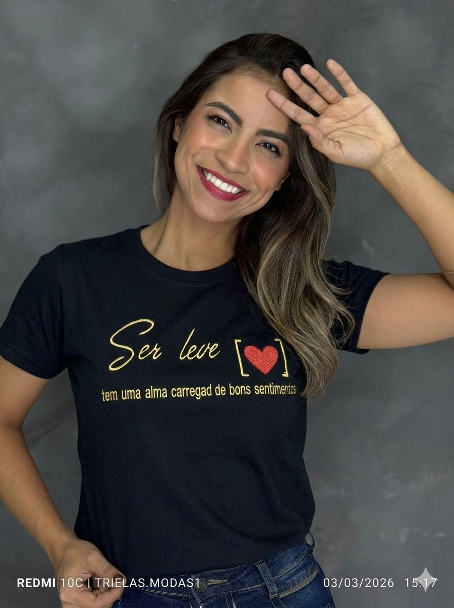 Ser leve com coração vermelho 