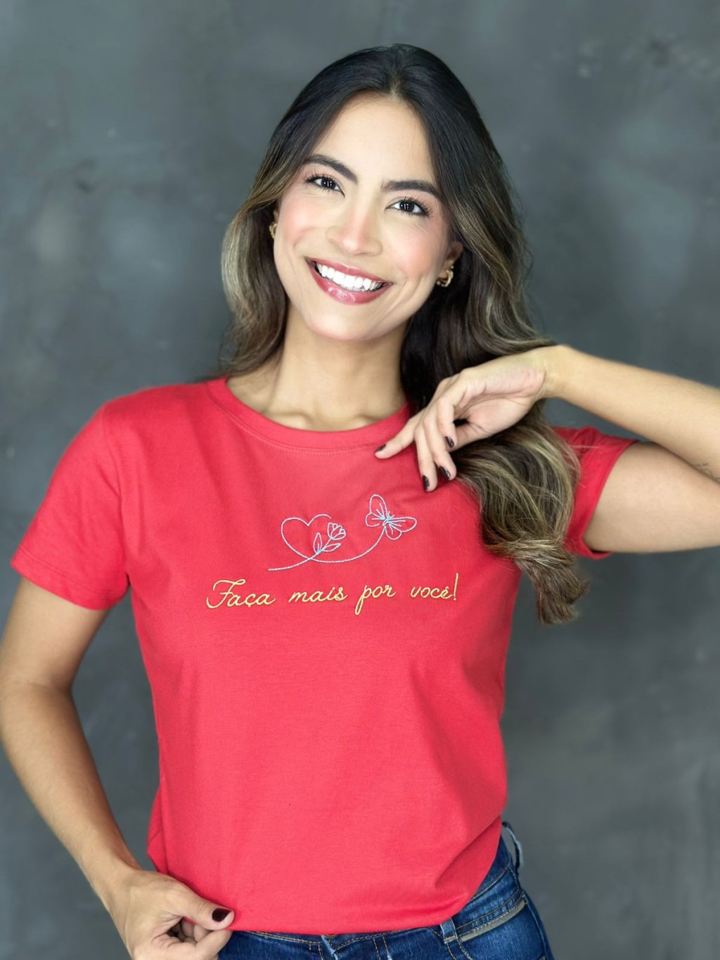 Faça mais por você / vermelha 