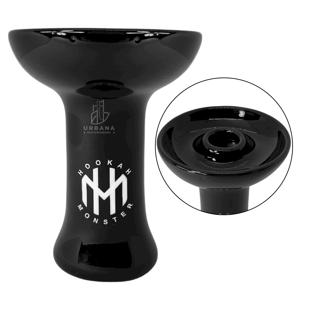 Rosh Hookah Monster simples - Preto