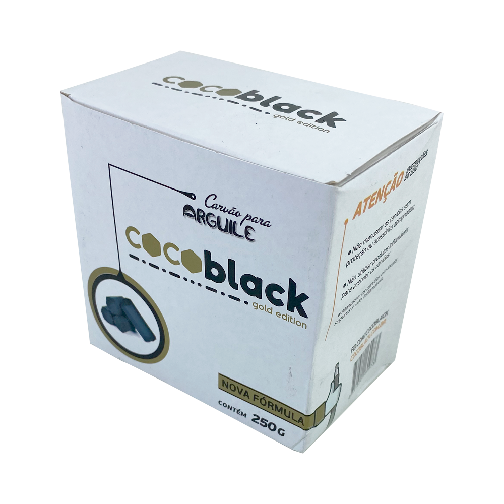 Carvão Coco Black - Box 10kg - 1KG