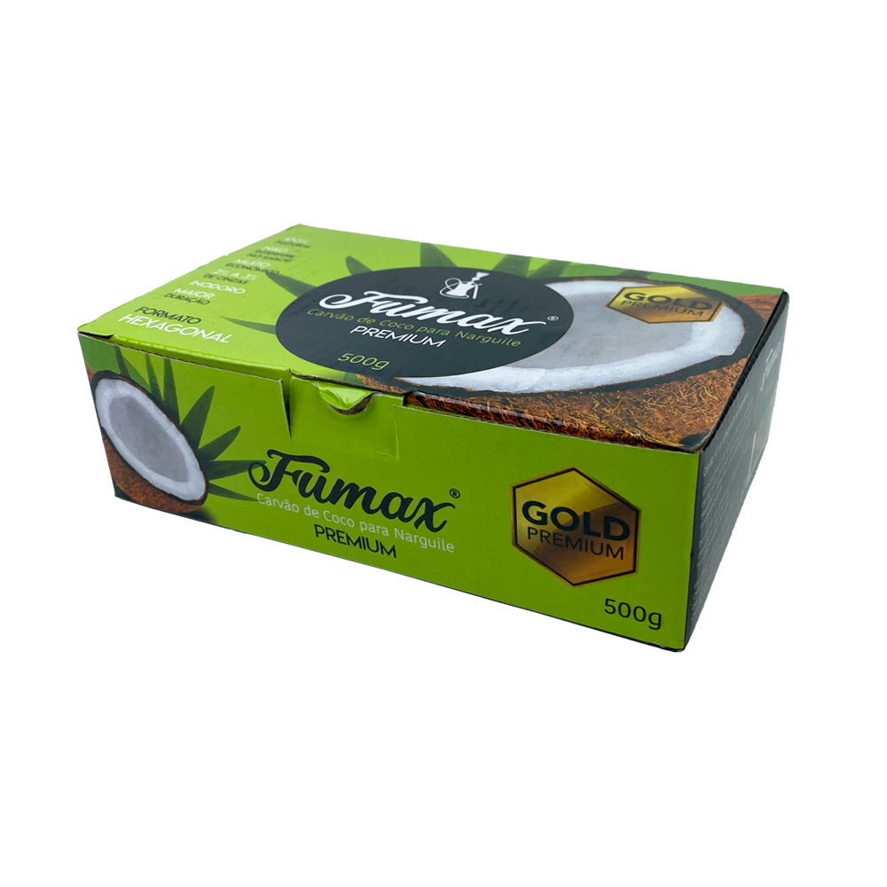 CARVÃO FUMAX - BOX 12KG - 500g
