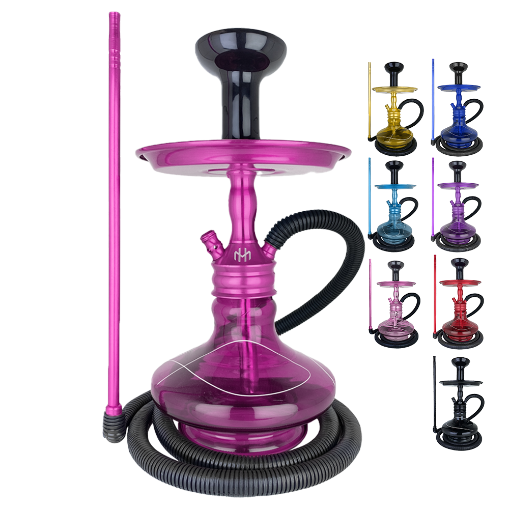 Narguile Completo Monster Hookah + Mang Simples+ Aladin Abstrato - Preto